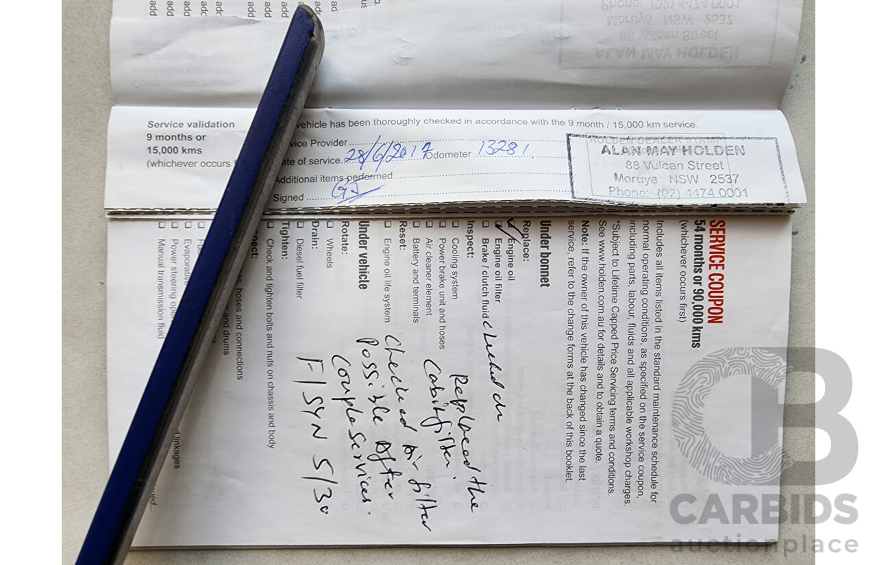 8/2016 Holden Captiva 5 (fwd) CG MY16 4d Wagon White 2.4L