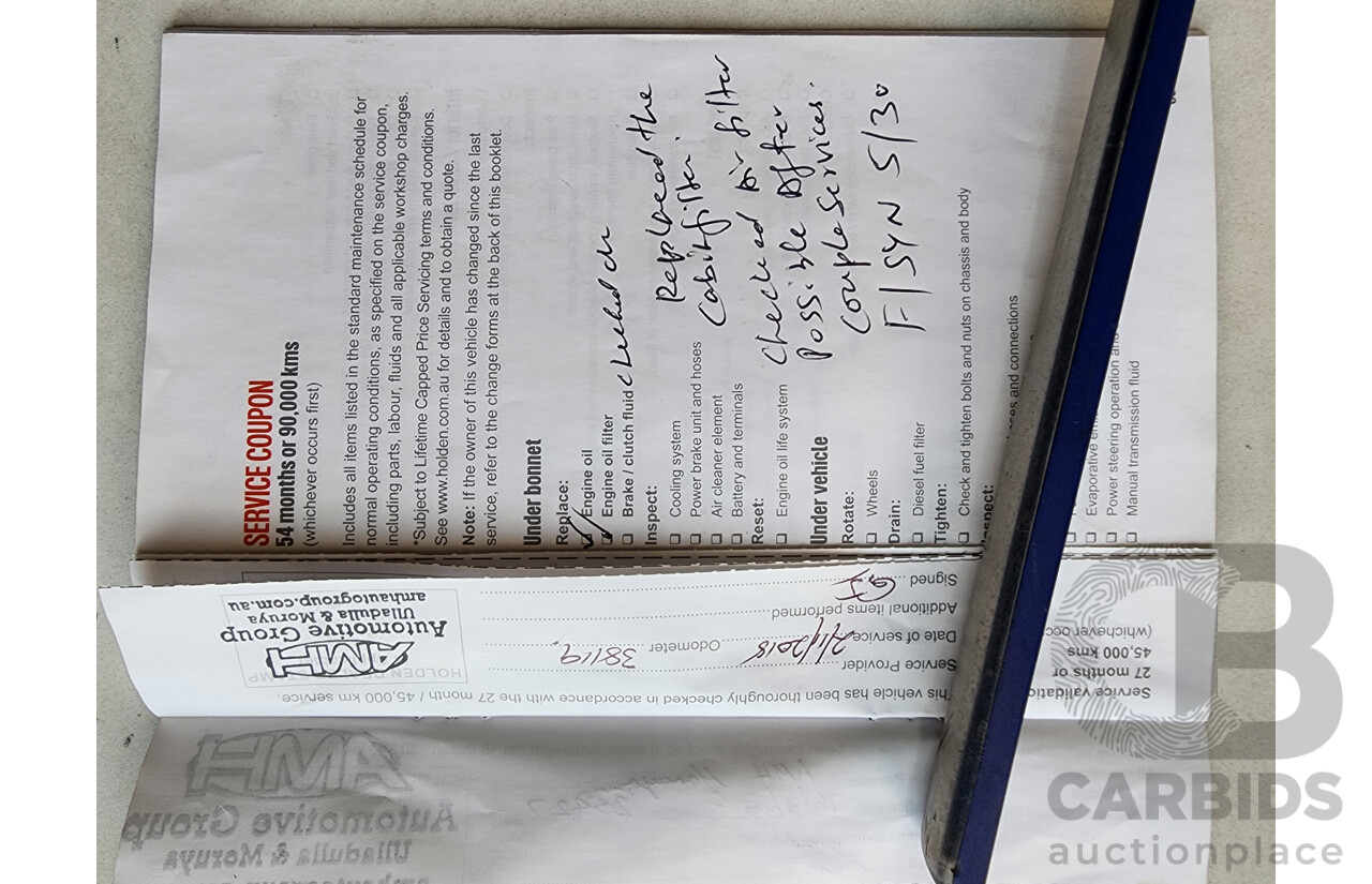 8/2016 Holden Captiva 5 (fwd) CG MY16 4d Wagon White 2.4L