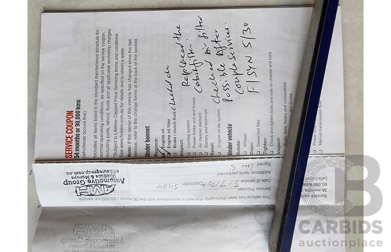 8/2016 Holden Captiva 5 (fwd) CG MY16 4d Wagon White 2.4L