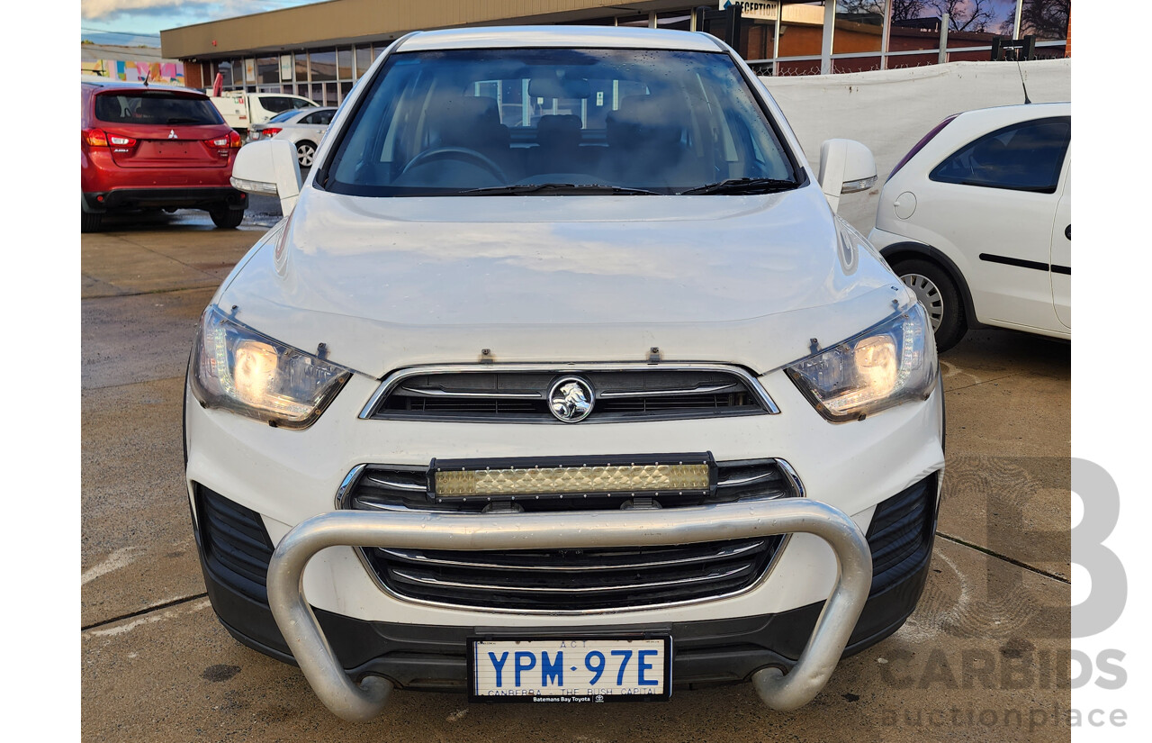 8/2016 Holden Captiva 5 (fwd) CG MY16 4d Wagon White 2.4L