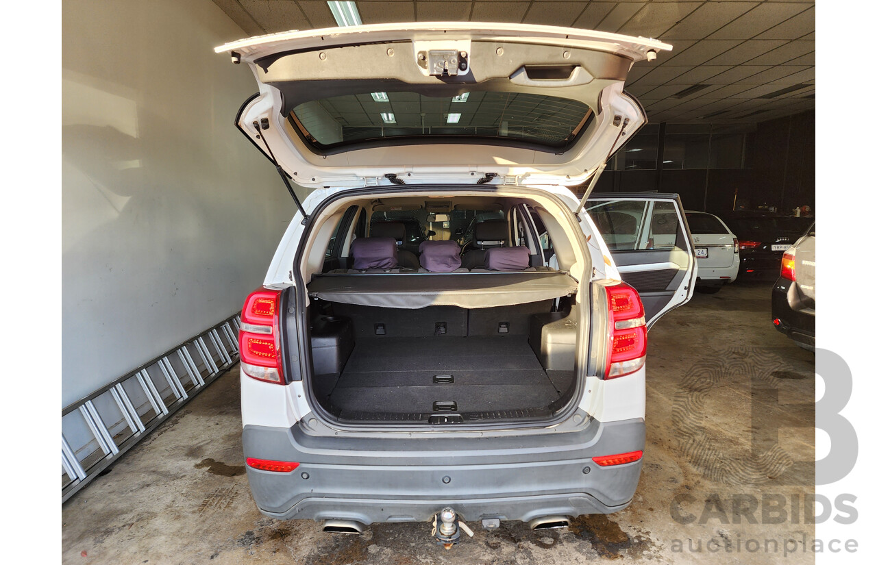 8/2016 Holden Captiva 5 (fwd) CG MY16 4d Wagon White 2.4L
