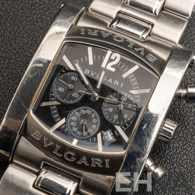 Bvlgari Assioma Mens Watch, EGW 30 G D 383, 36mm, Working