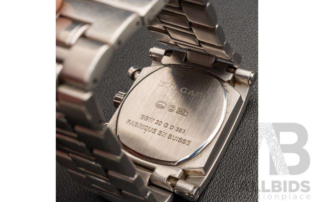 Bvlgari Assioma Mens Watch, EGW 30 G D 383, 36mm, Working