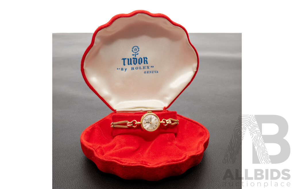 Tudor 'by Rolex' Geneva Ladies Vintage Swiss Watch, 17mm, with Orginal Presentation Box