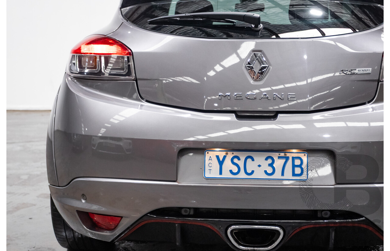 3/2013 Renault Megane RS 265 CUP X95 3d Hatchback Grey 2.0L - Turbo