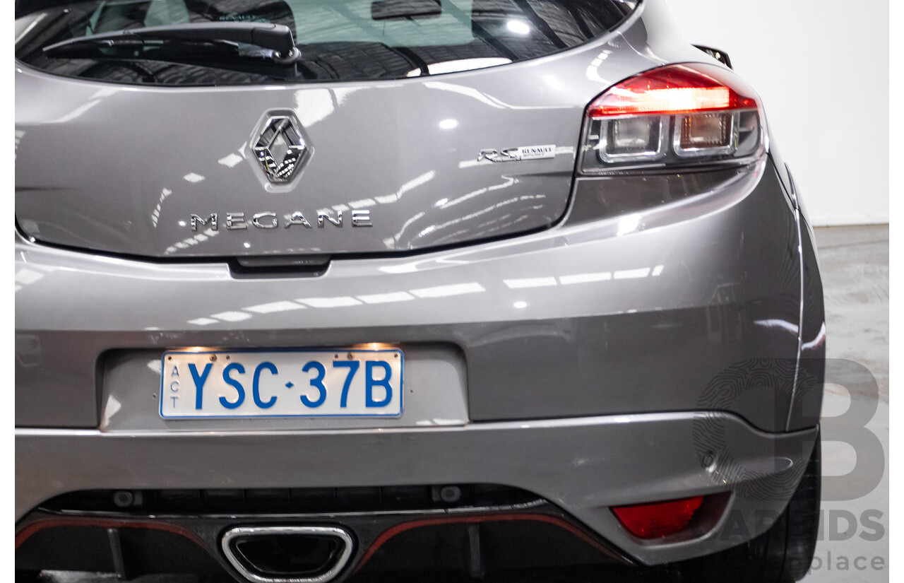 3/2013 Renault Megane RS 265 CUP X95 3d Hatchback Grey 2.0L - Turbo