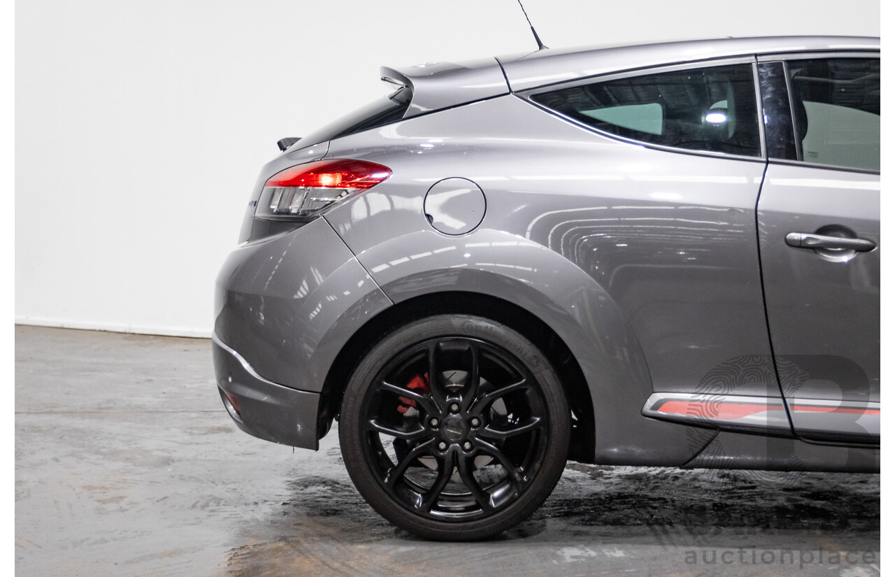 3/2013 Renault Megane RS 265 CUP X95 3d Hatchback Grey 2.0L - Turbo