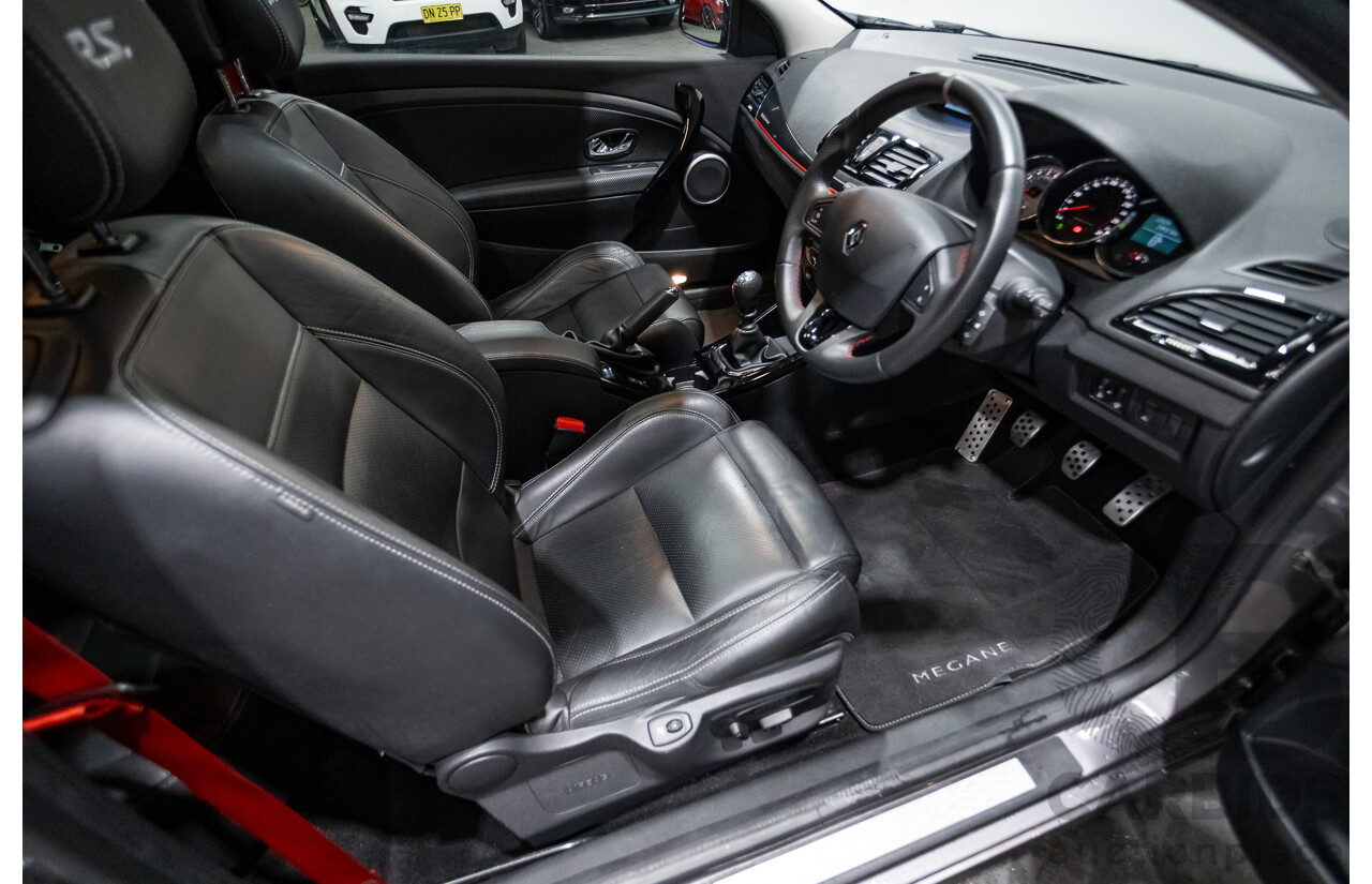 3/2013 Renault Megane RS 265 CUP X95 3d Hatchback Grey 2.0L - Turbo