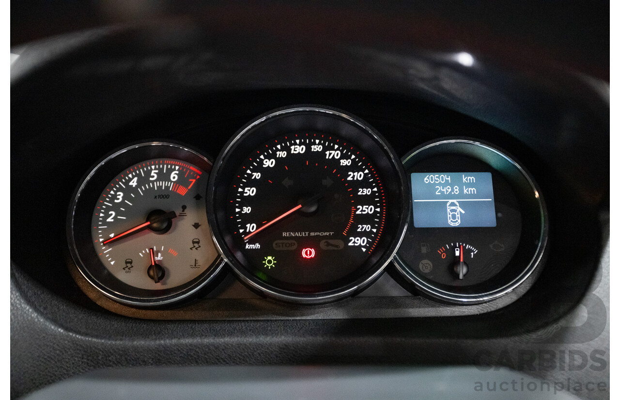 3/2013 Renault Megane RS 265 CUP X95 3d Hatchback Grey 2.0L - Turbo