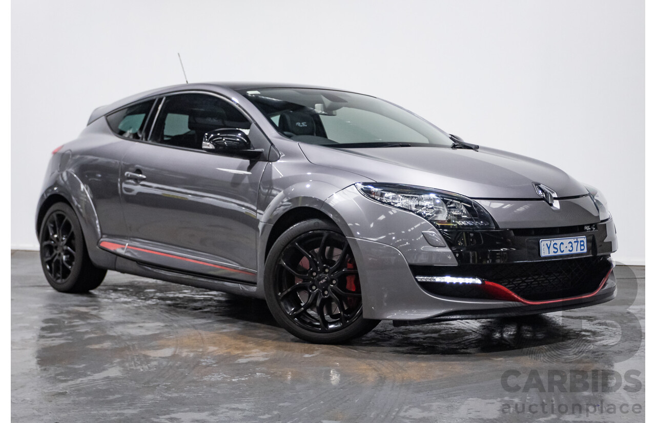 3/2013 Renault Megane RS 265 CUP X95 3d Hatchback Grey 2.0L - Turbo