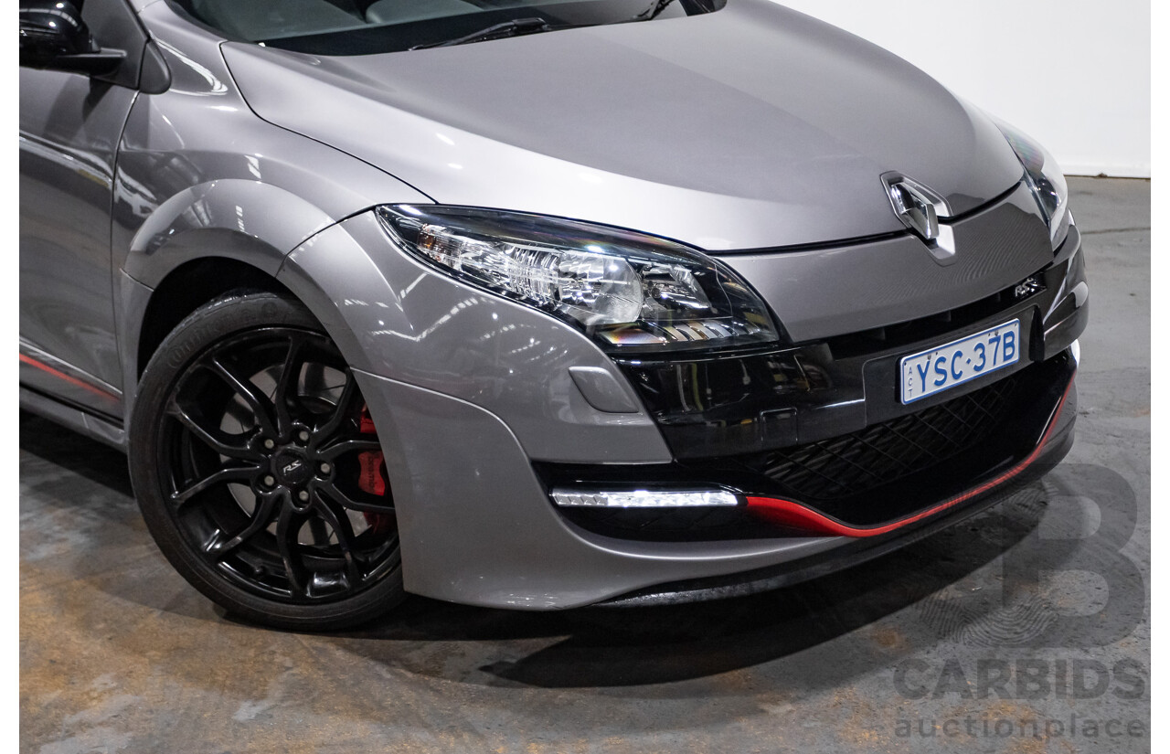3/2013 Renault Megane RS 265 CUP X95 3d Hatchback Grey 2.0L - Turbo