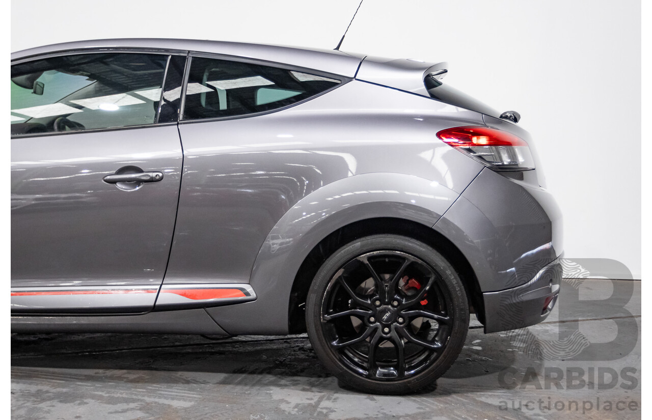 3/2013 Renault Megane RS 265 CUP X95 3d Hatchback Grey 2.0L - Turbo
