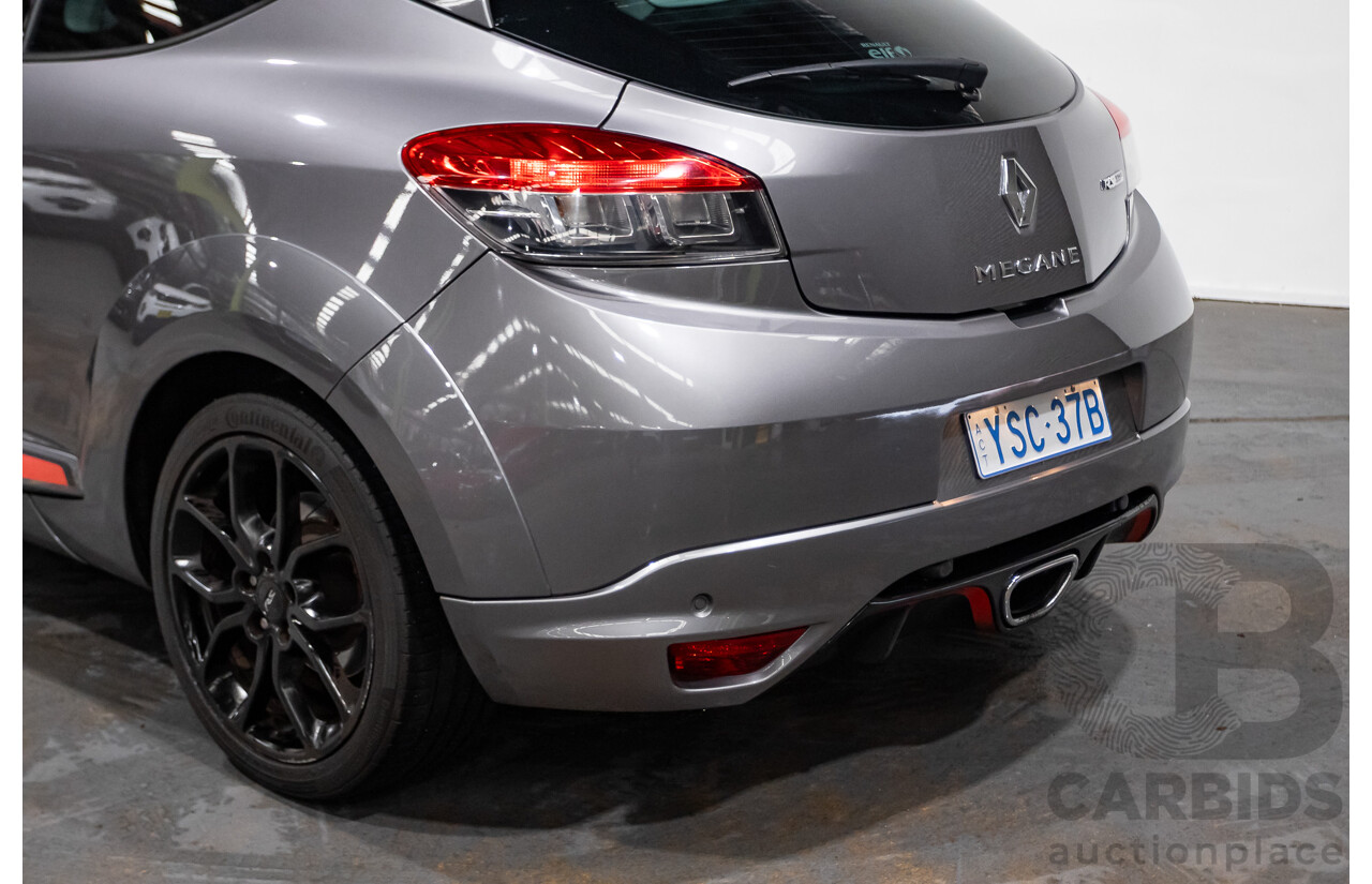 3/2013 Renault Megane RS 265 CUP X95 3d Hatchback Grey 2.0L - Turbo