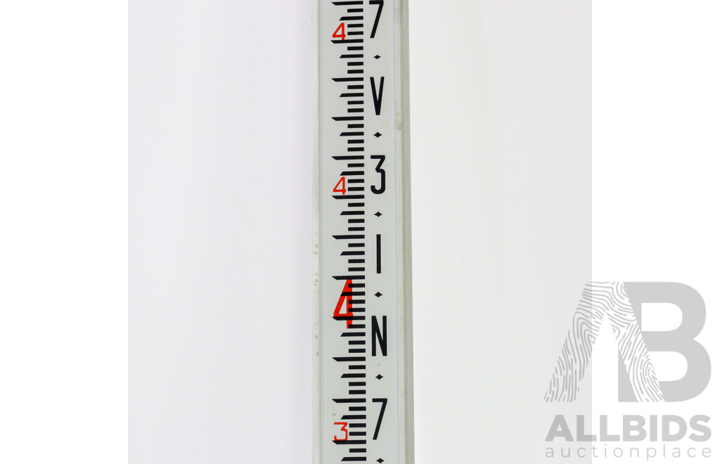 Modern Metal Surveyors Staff in Proctective Sleeve