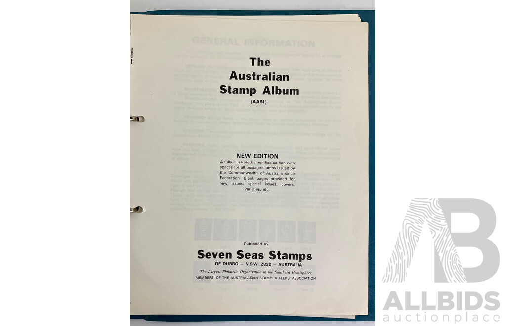 Australian Seven Seas Copied Predecimal Album Spanning 1910'to 1960's