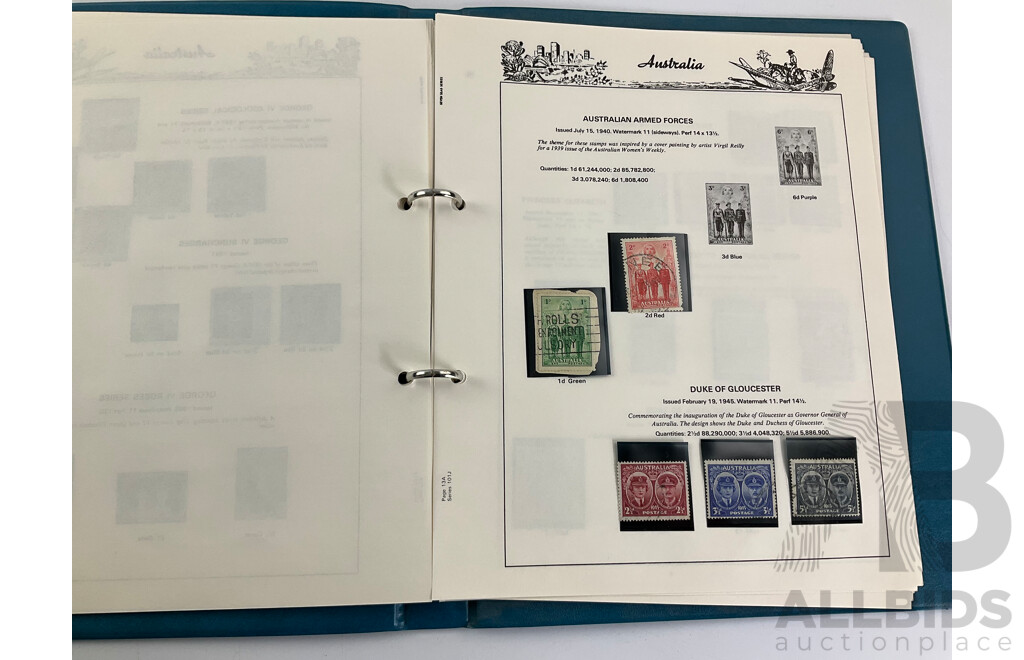 Australian Seven Seas Copied Predecimal Album Spanning 1910'to 1960's