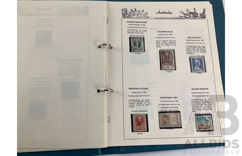 Australian Seven Seas Copied Predecimal Album Spanning 1910'to 1960's