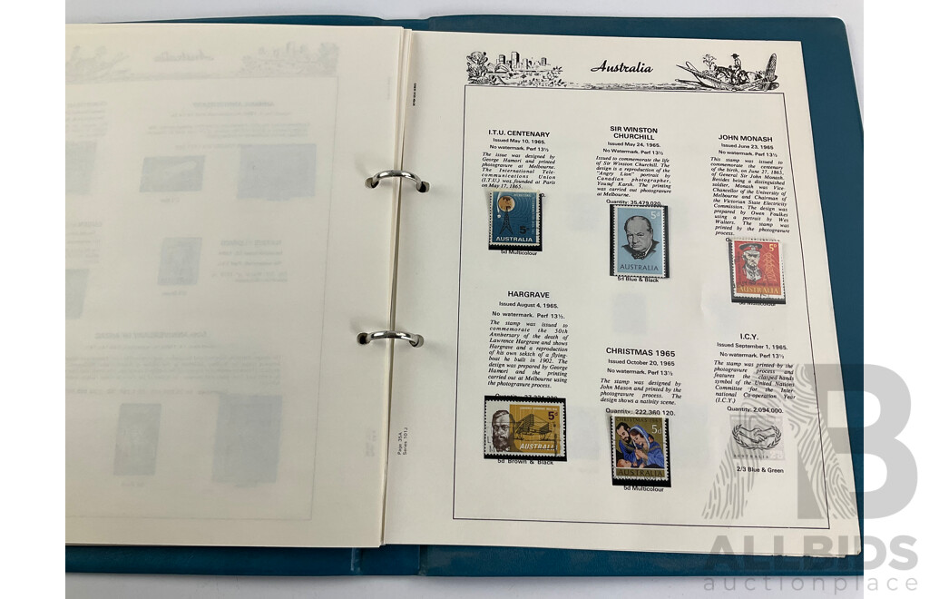 Australian Seven Seas Copied Predecimal Album Spanning 1910'to 1960's