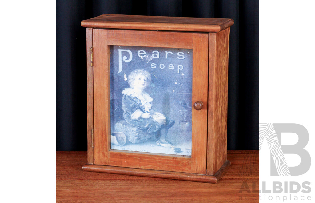 Pine Wall Mount Single Door Cabinet