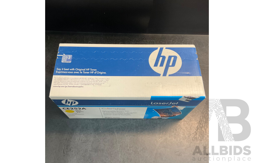 Assorted HP Toner Cartridges - CE252A/CE251A/504A/304A - Lot of 8
