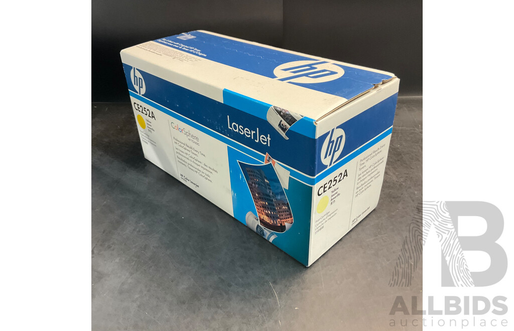 Assorted HP Toner Cartridges - CE252A/CE251A/504A/304A - Lot of 8