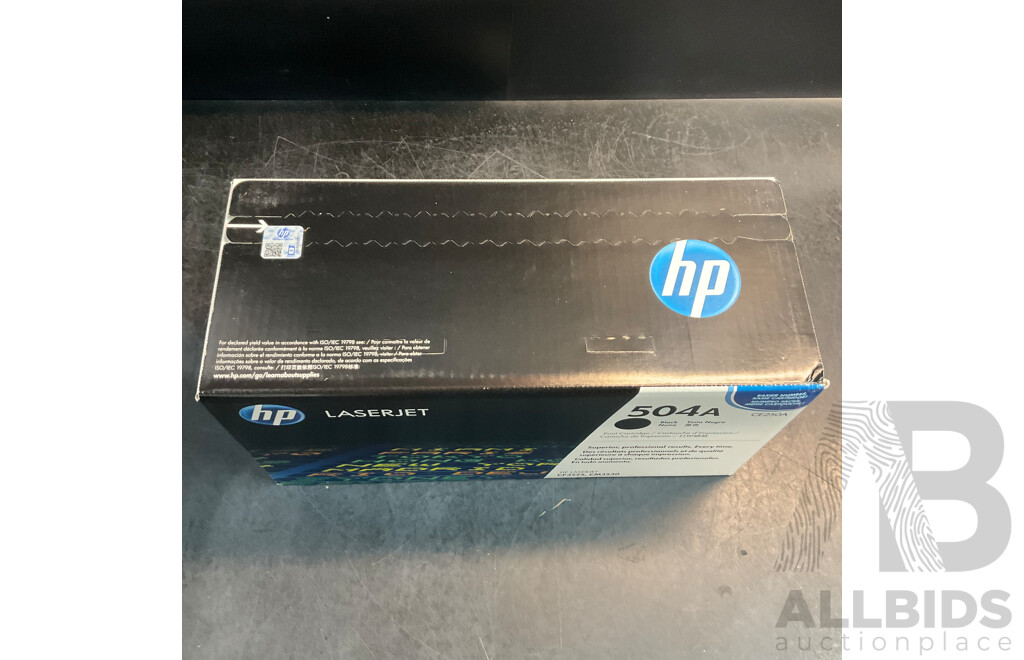 Assorted HP Toner Cartridges - CE252A/CE251A/504A/304A - Lot of 8