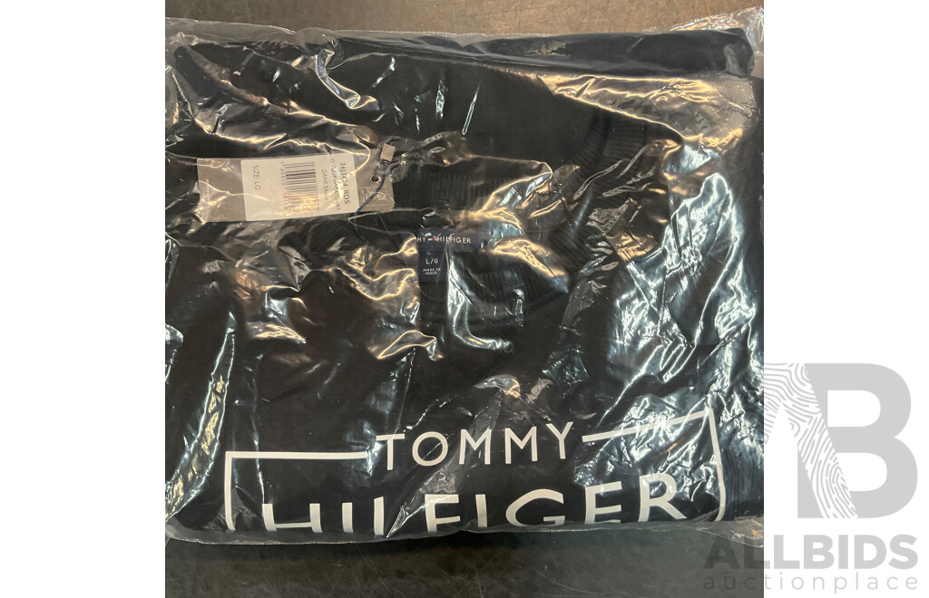 TOMMY HILFIGER, NAUTICA, CHAMPION, SUPERDRY Jumpers & Hoodies - Lot of 5