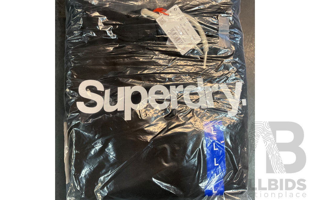 TOMMY HILFIGER, NAUTICA, CHAMPION, SUPERDRY Jumpers & Hoodies - Lot of 5