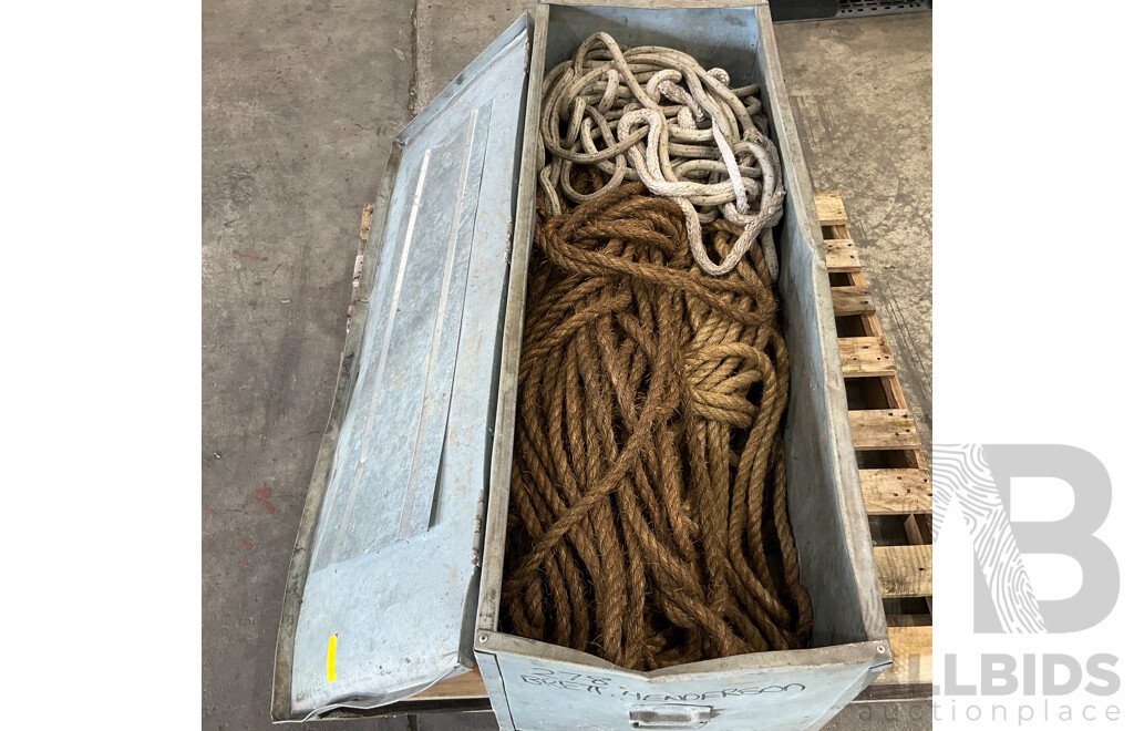 Assorted Ropes with Metal Box - Lot 1611699 | ALLBIDS