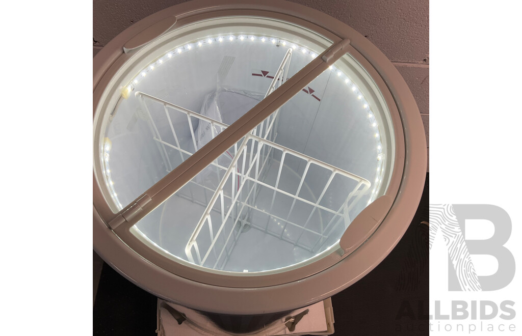 Lot of 4 - 40L Wheel Can Freezer PG-D40A Branded Pat and Stick's