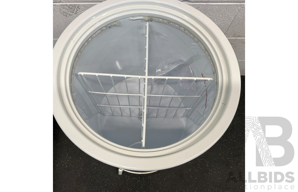 Lot of 4  - 40L Wheel Can Freezer PG-D40A Branded Pat and Stick's