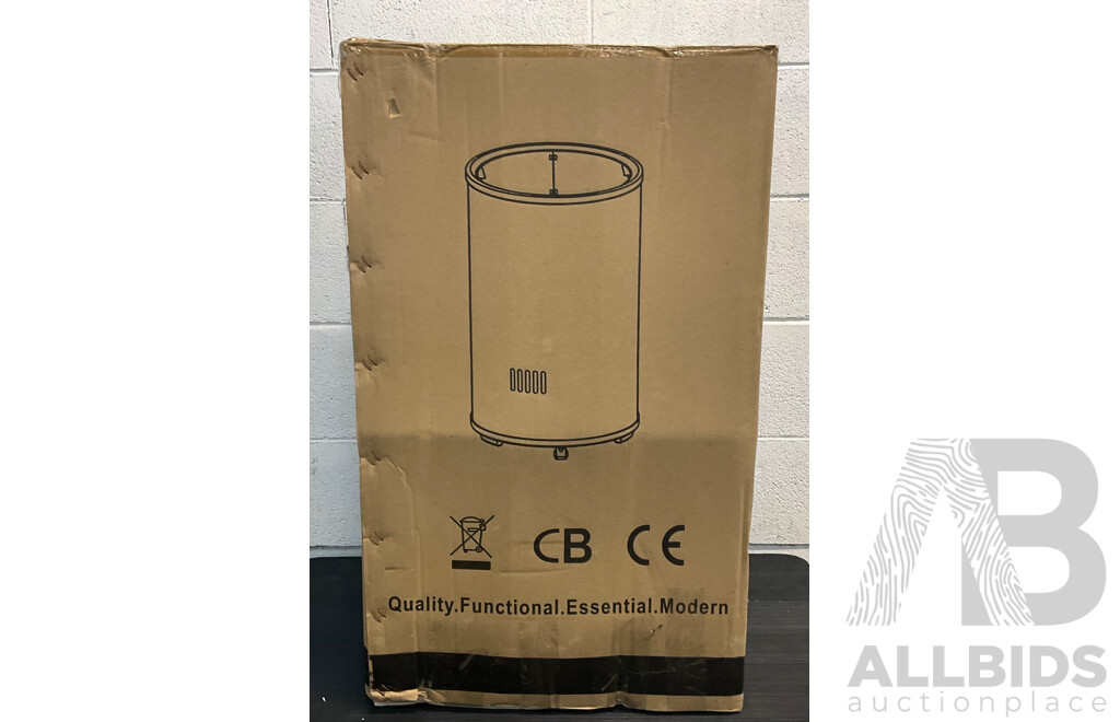 Lot of 4  - 40L Wheel Can Freezer PG-D40A Branded Pat and Stick's