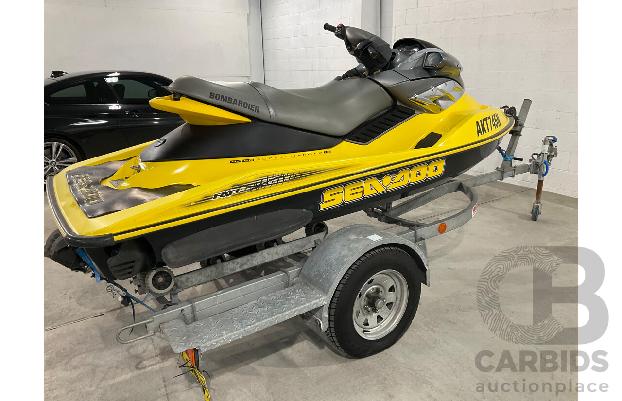 2004 Seadoo RXP Jetski & Mackay Trailer