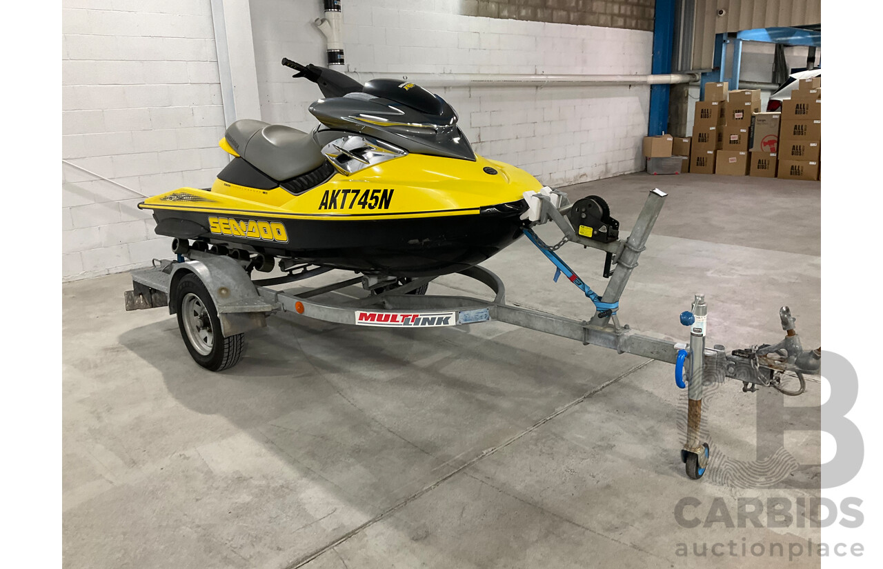2004 Seadoo RXP Jetski & Mackay Trailer