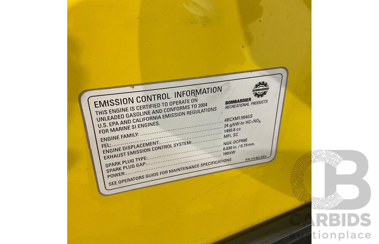 2004 Seadoo RXP Jetski & Mackay Trailer