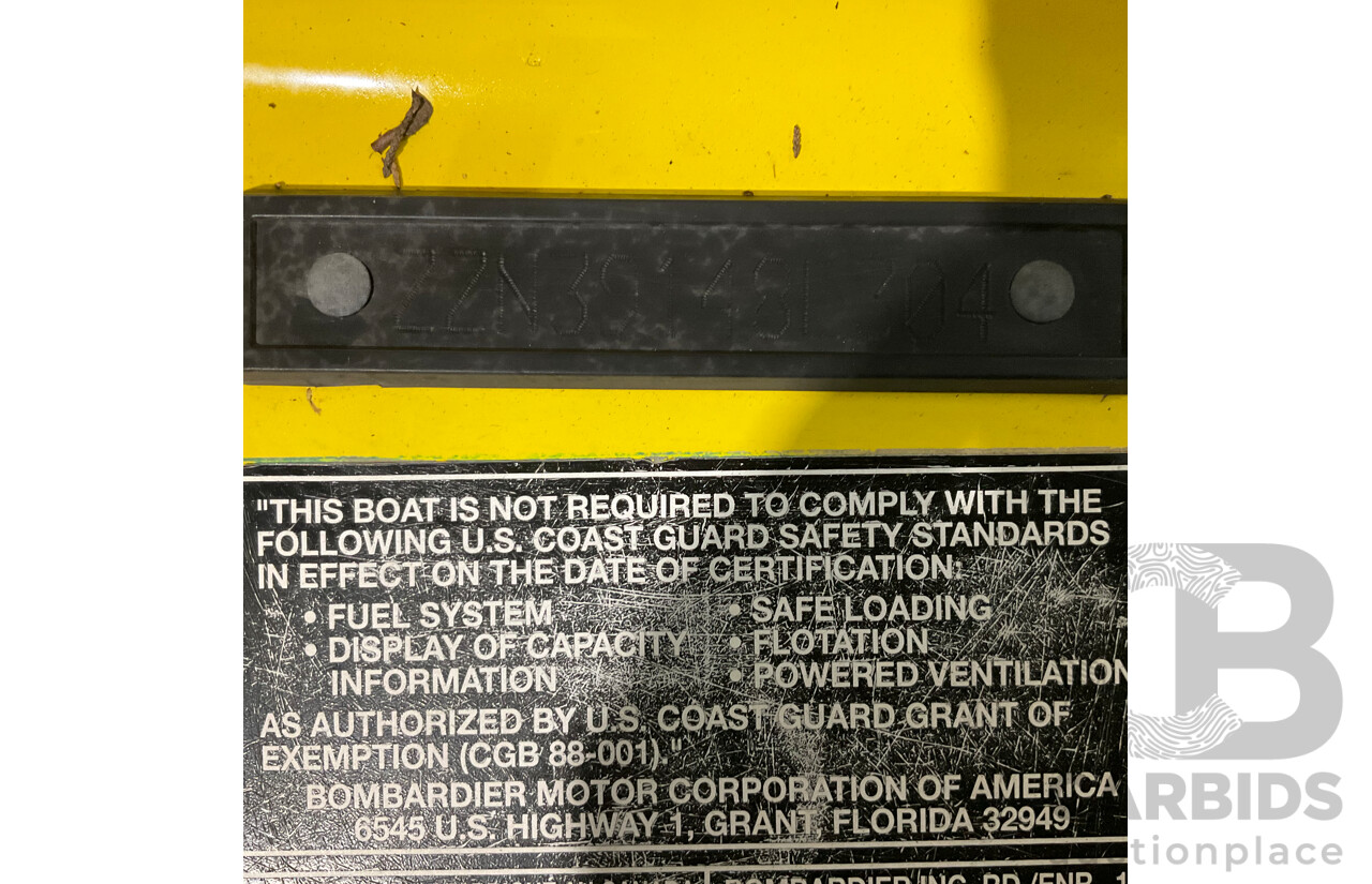 2004 Seadoo RXP Jetski & Mackay Trailer