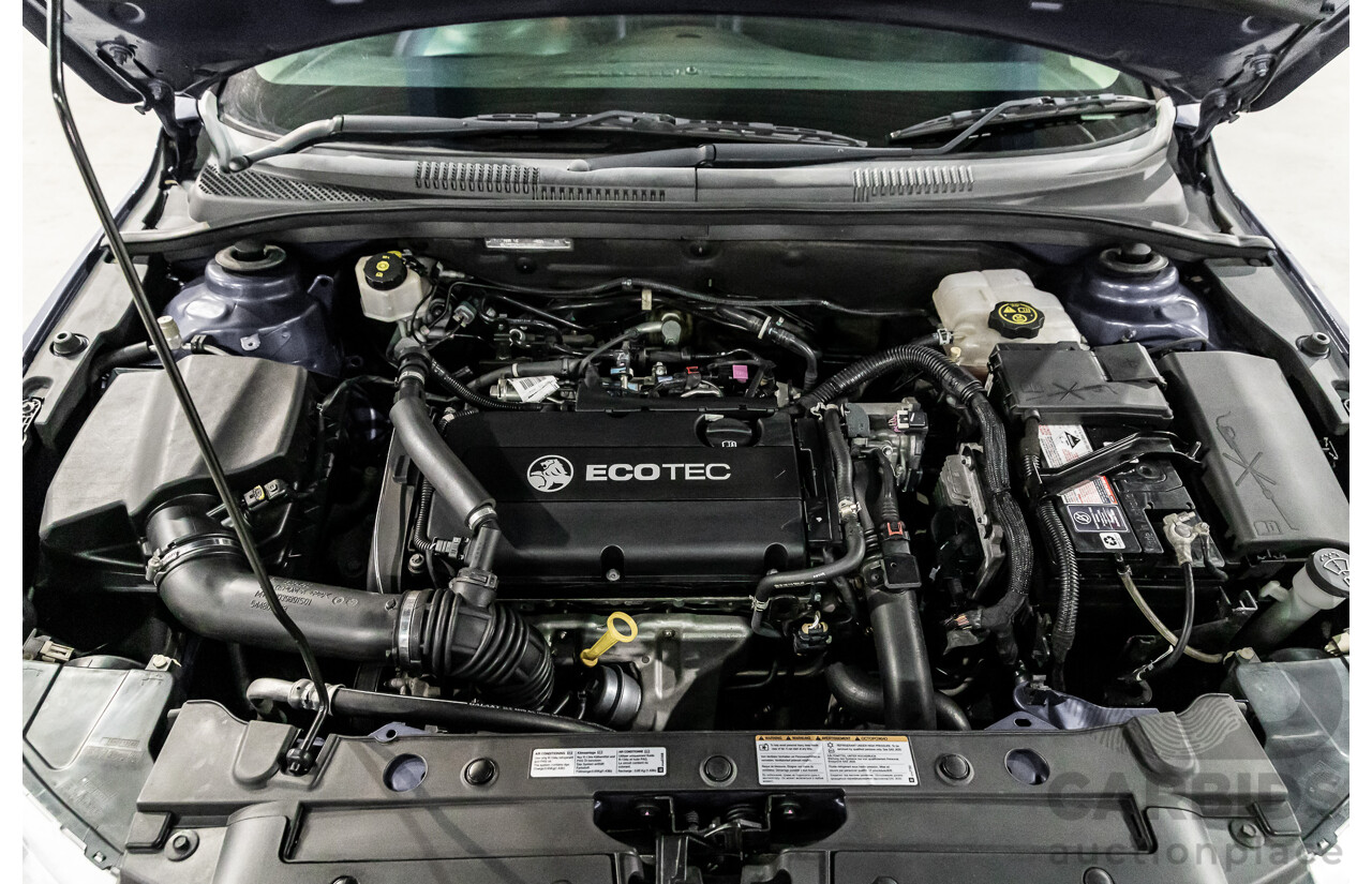 03/2016 Holden Cruze SRi Z-Series (FWD) JH MY16 4d Sedan Slipstream Blue Metallic Turbo 1.6L