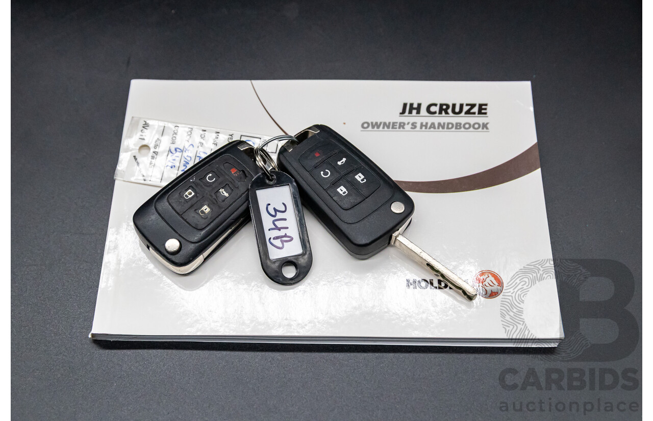 03/2016 Holden Cruze SRi Z-Series (FWD) JH MY16 4d Sedan Slipstream Blue Metallic Turbo 1.6L