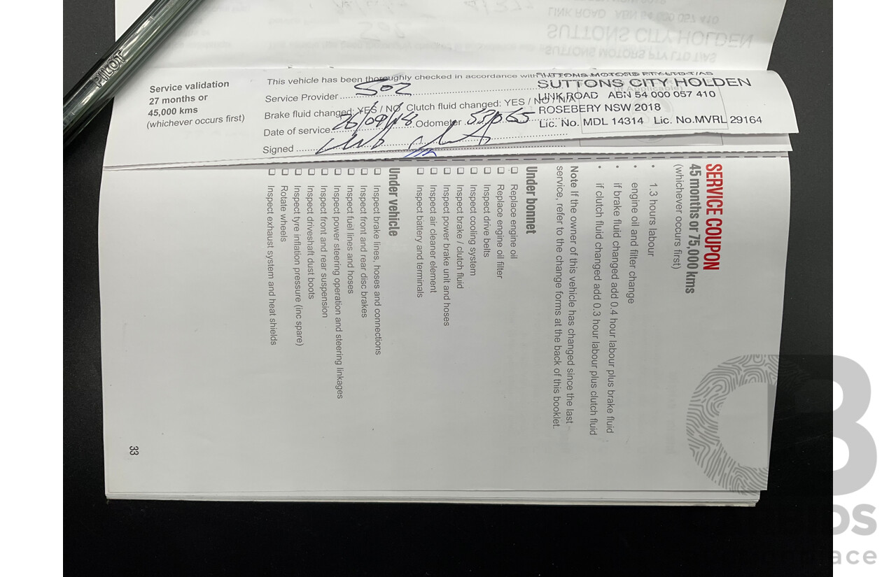 03/2016 Holden Cruze SRi Z-Series (FWD) JH MY16 4d Sedan Slipstream Blue Metallic Turbo 1.6L