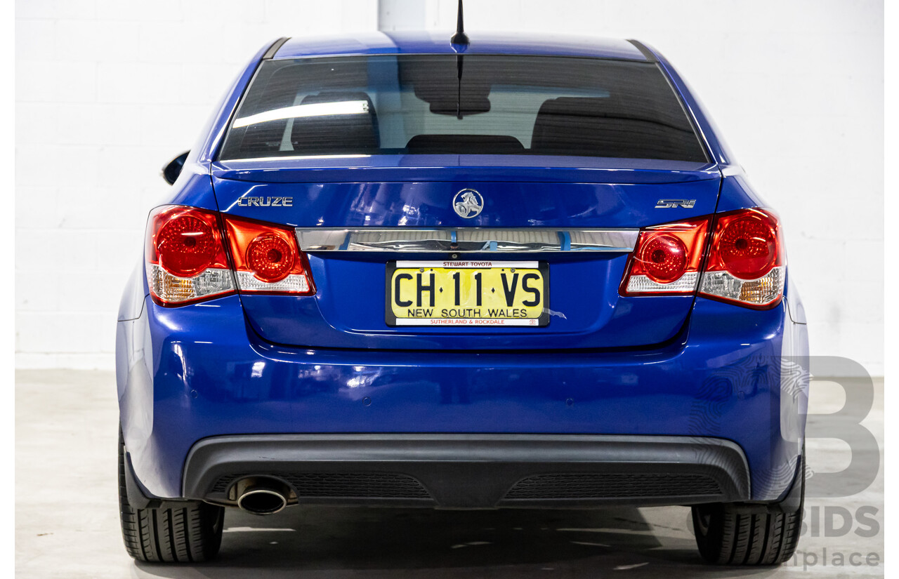 03/2016 Holden Cruze SRi Z-Series (FWD) JH MY16 4d Sedan Slipstream Blue Metallic Turbo 1.6L
