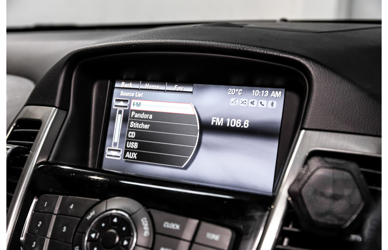 03/2016 Holden Cruze SRi Z-Series (FWD) JH MY16 4d Sedan Slipstream Blue Metallic Turbo 1.6L