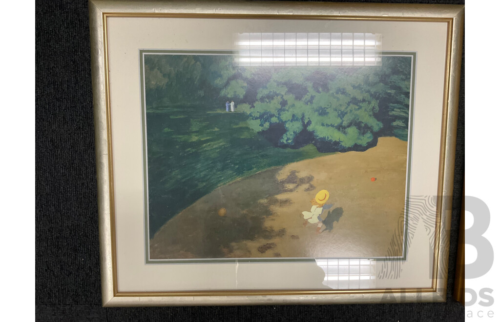 Framed Print - ''Bonni'' by Michel Thomas, ''Miss Juliana Villoughby'' George Romney, ''Boat at Giverny