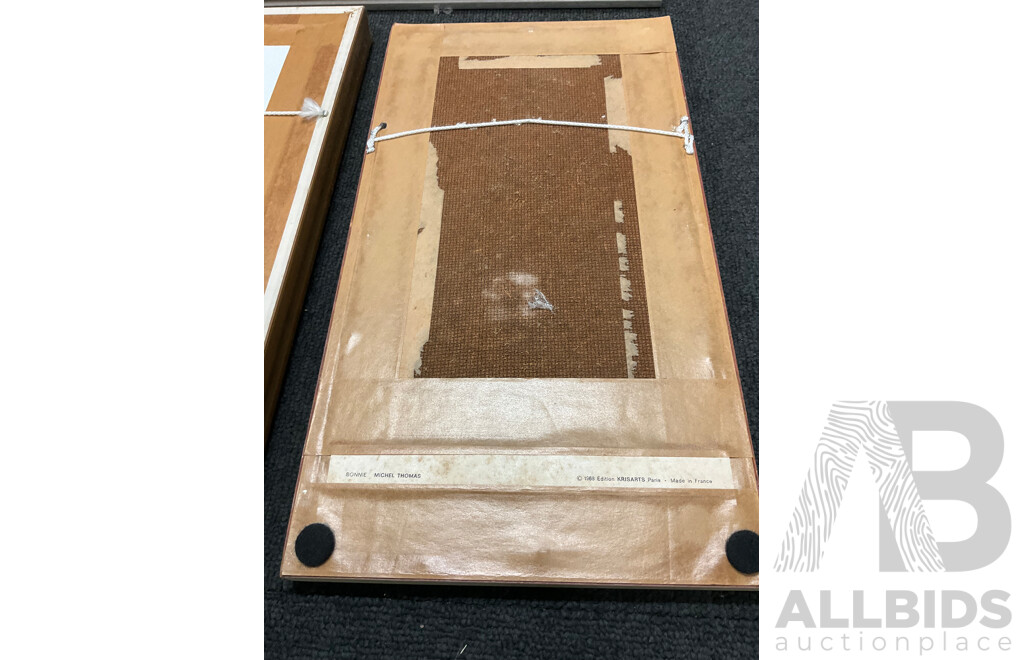 Framed Print - ''Bonni'' by Michel Thomas, ''Miss Juliana Villoughby'' George Romney, ''Boat at Giverny