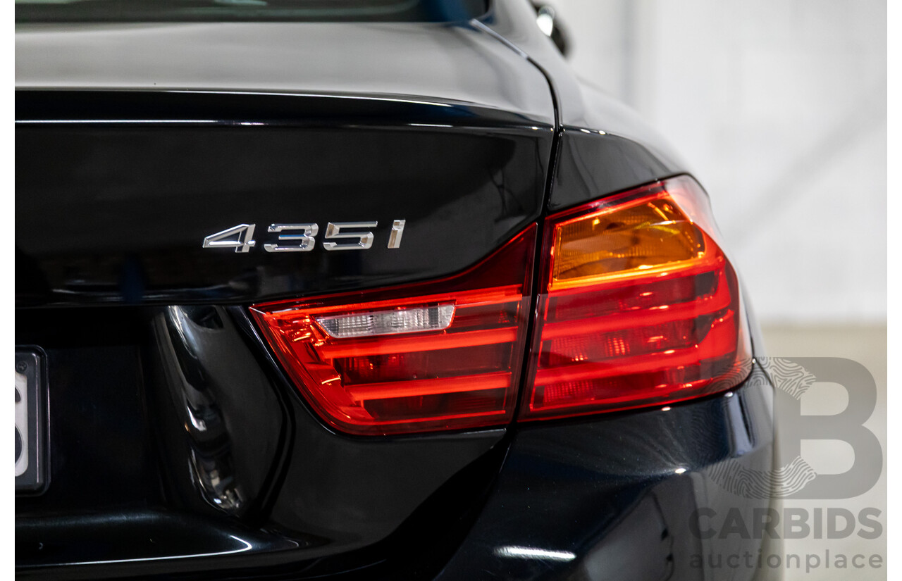 11/2015 BMW 435i F32 MY15 2d Coupe Black Sapphire Metallic Turbo 3.0L