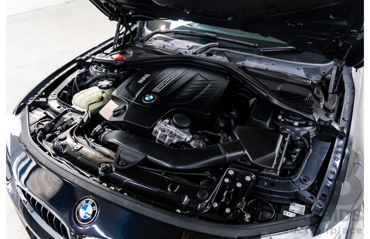 11/2015 BMW 435i F32 MY15 2d Coupe Black Sapphire Metallic Turbo 3.0L