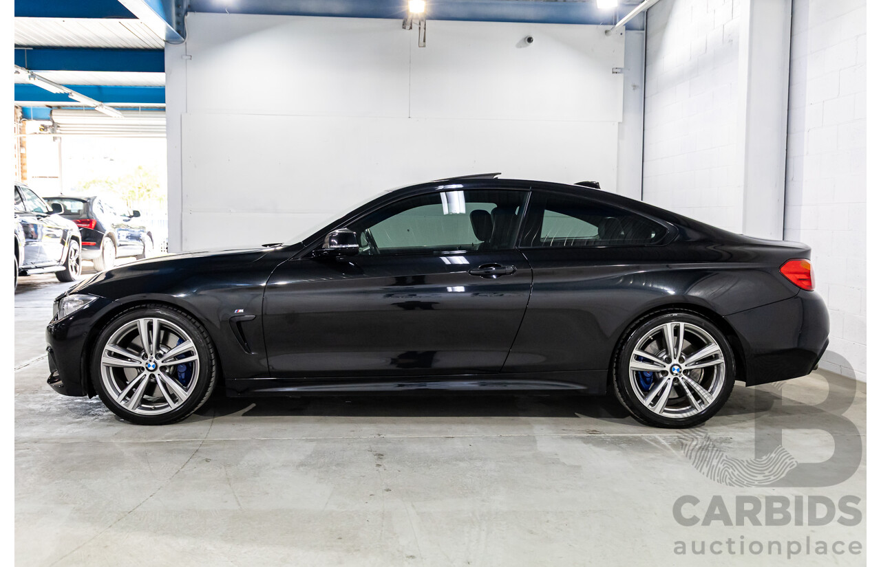 11/2015 BMW 435i F32 MY15 2d Coupe Black Sapphire Metallic Turbo 3.0L