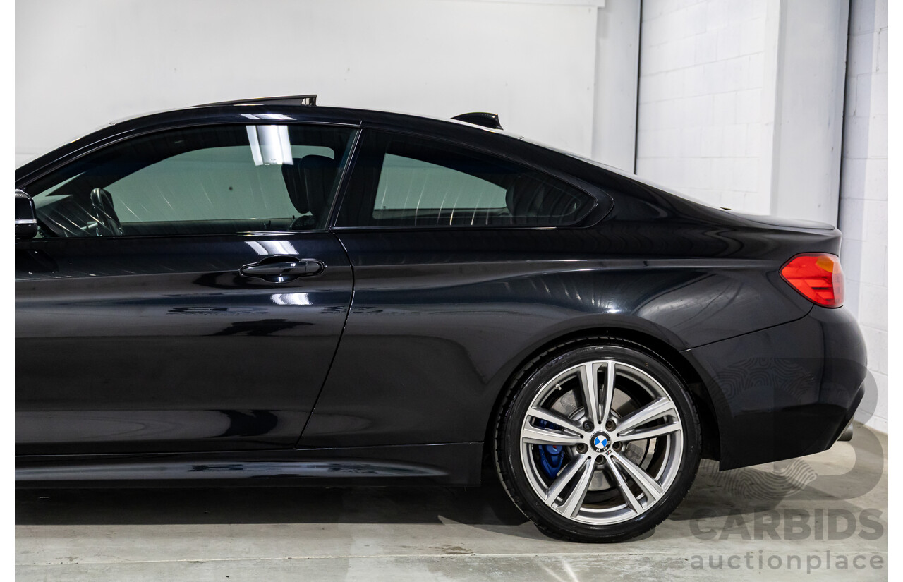 11/2015 BMW 435i F32 MY15 2d Coupe Black Sapphire Metallic Turbo 3.0L