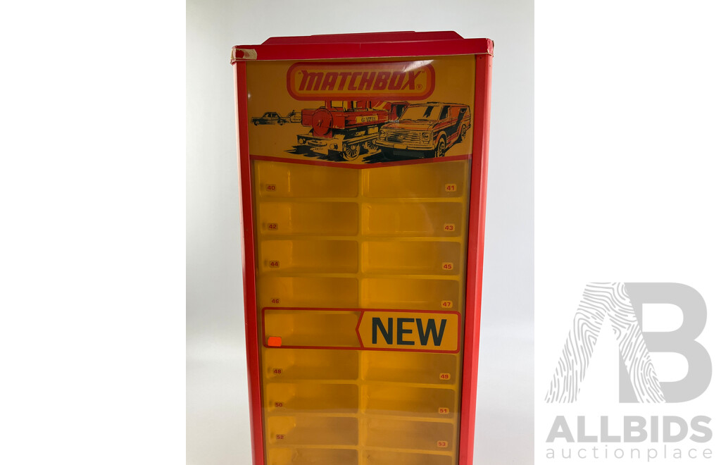 1980's Matchbox Retailers Revolving Display Case