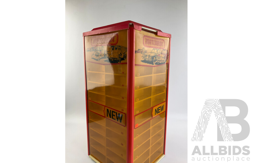 1980's Matchbox Retailers Revolving Display Case