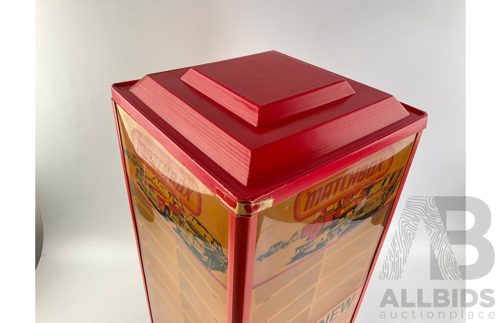 1980's Matchbox Retailers Revolving Display Case